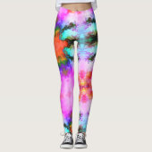 Leggings Rouge Aqua rose clair (Devant)