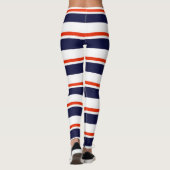 Leggings Rouge Avec Bleu (Dos)