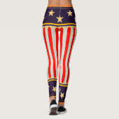 Leggings Rouge, blanc, et bleu (Dos)
