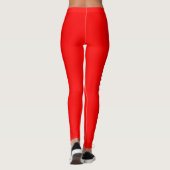 Leggings Rouge Blanc Noir - Addict Fitness! (Dos)