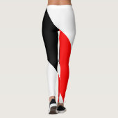 LEGGINGS ROUGE BLANC & NOIR T&T PATRIOT (Dos)