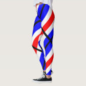 Leggings Rouge bleu Charlie (Gauche)