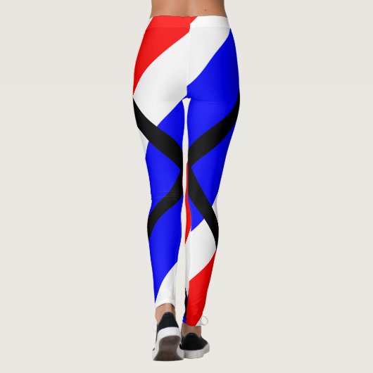 Leggings Rouge bleu Charlie (Dos)