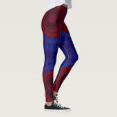 Leggings ~ rouge bleu ~ Original (Droite)