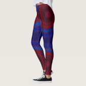 Leggings ~ rouge bleu ~ Original (Gauche)