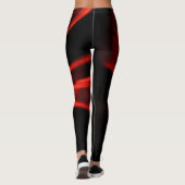 Leggings Rouge chaud (Dos)