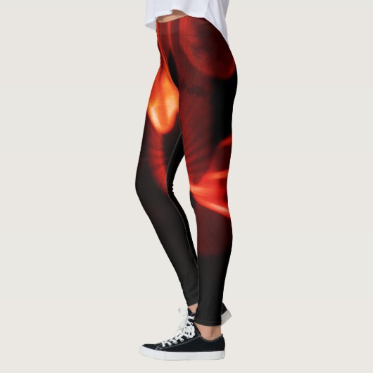 Leggings Rouge chaud (Gauche)