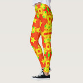 Leggings ~ Rouge clair Jaune Vert ~ Original (Gauche)