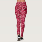 Leggings Rouge en feu (Dos)