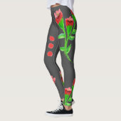 Leggings Rouge Et Ardoise (Gauche)