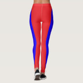 Leggings Rouge Et Bleu (Dos)