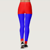 Leggings Rouge Et Bleu (Dos)