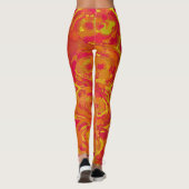 Leggings Rouge et jaune (Dos)
