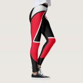 Leggings Rouge et Noir (Droite)