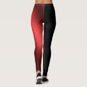 Leggings Rouge et noir amincissant (Dos)