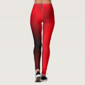 Leggings Rouge et noir mélangé (Dos)