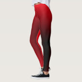 Leggings Rouge et noir mélangé (Gauche)