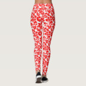 Leggings Rouge Floral Damask (Dos)