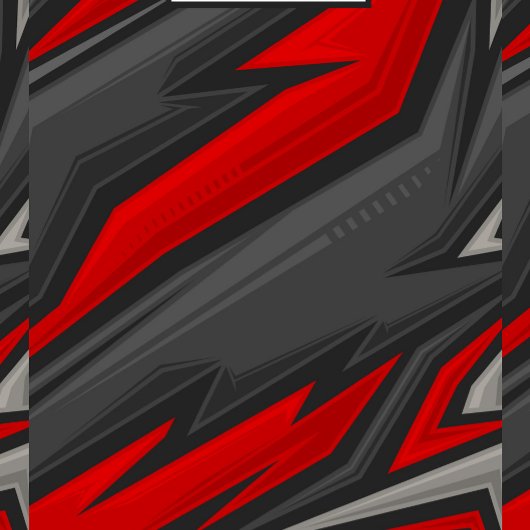 Leggings Rouge géométrique