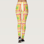 Leggings Rouge Jaune Et Vert (Dos)