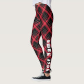 Leggings Rouge plaid (Gauche)