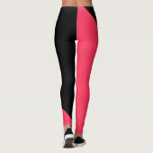 Leggings Rouge Radical et Noir (Dos)