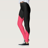Leggings Rouge Radical et Noir (Gauche)