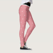 Leggings Rouge Rose Noir Blanc Points (Droite)
