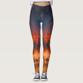 LEGGINGS ROUGE SKY (Devant)