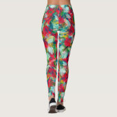 Leggings Rouge Vert Bleu Bleu Jaune Abrégé (Dos)