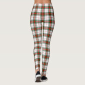 Leggings Rouge, vert et blanc classiques de ~ de plaid de (Dos)