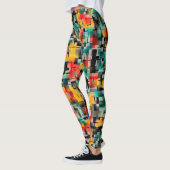 Leggings Rouge vert jaune noir (Gauche)