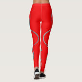 Leggings rouges atomiques (Dos)