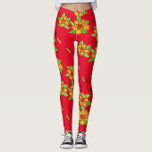 Leggings Rouges Et Jaunes (Devant)