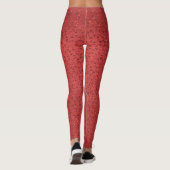 Leggings rouges étincelants (Dos)