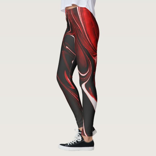 Leggings ROUGES FONCÉ (Gauche)