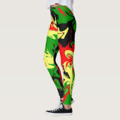 Leggings Rouges, Jaunes, Noires et Vertes (Gauche)