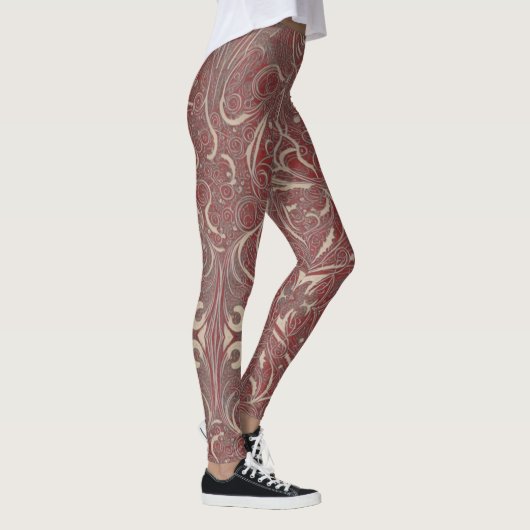 Leggings rouges Motifs gothiques (Droite)