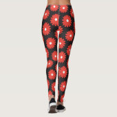 Leggings rouges/noirs (Dos)