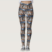 Leggings Rough Collie Halloween Éffrayant (Devant)