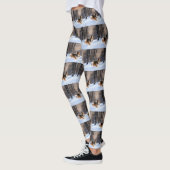Leggings Rough Collie Laisser Neige Noël (Gauche)
