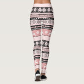 Leggings Rougissent le motif juste d'île (Dos)