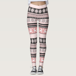 Leggings Rougissent le motif juste d'île