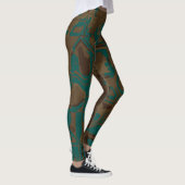 Leggings Rouille sarcelle (Droite)
