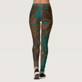 Leggings Rouille sarcelle (Dos)