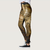 Leggings Roulage de rondins rustique (Gauche)