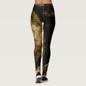 Leggings Rouleau de journal rustique (Dos)