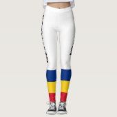 Leggings Roumain dans la définition élevée (Devant)