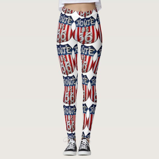 LEGGINGS "ROUTE 66 GALERIES" (Devant)