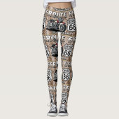 LEGGINGS "ROUTE 66 LEGGINGS" (Devant)